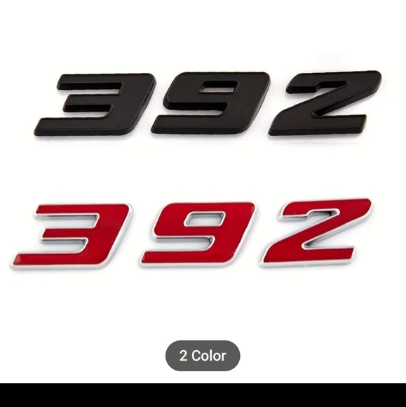 New 392 Dodge logo badge emblem 3M backing. Choose color - Picture 6 of 9